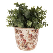 Ghiveci flori ceramica multicolora Roze 13x13 cm