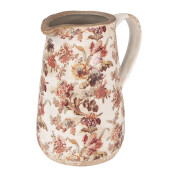 Carafa decorativa ceramica multicolora Roze 16x12x18 cm