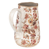 Carafa decorativa ceramica multicolora Roze 16x12x18 cm