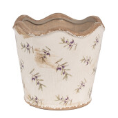 Ghiveci flori ceramica multicolora Masline 16x15 cm