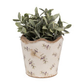Ghiveci flori ceramica multicolora Masline 16x15 cm