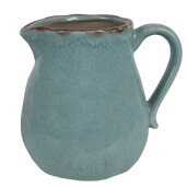 Carafa decorativa ceramica albastra 17x13x15 cm