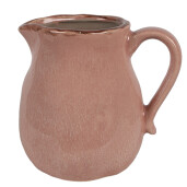Carafa decorativa ceramica roz 17x13x15 cm