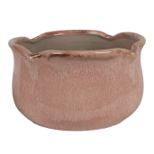 Ghiveci flori ceramica roz 20x11 cm