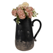 Carafa decorativa ceramica neagra maro 21x15x22 cm