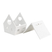 Candela Casuta portelan alb 9x7x8 cm