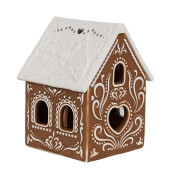 Candela Casuta portelan alb maro 7x8x9 cm