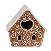 Candela Casuta portelan alb maro 9x7x8 cm