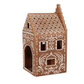 Candela Casuta portelan alb maro 7x7x15 cm