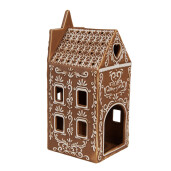 Candela Casuta portelan alb maro 7x7x17 cm