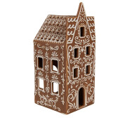 Candela Casuta portelan alb maro 7x7x17 cm