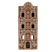 Candela Casuta portelan alb maro 7x7x19 cm