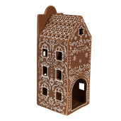 Candela Casuta portelan alb maro 7x7x19 cm