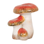 Ciupercute decorative ceramica multicolora 10x9x12 cm