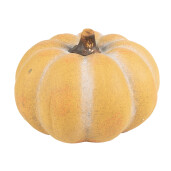 Dovleac decorativ ceramica galbena 15x10 cm