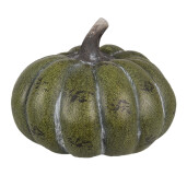 Dovleac decorativ ceramica verde 14x10 cm