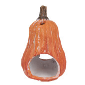 Dovleac decorativ ceramica portocalie 11x10x18 cm