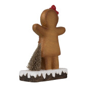 Figurina Turta Dulce polirasina multicolora 15x7x21 cm