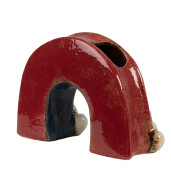 Decoratiune Curcubeu ceramica multicolora 26x9x16 cm