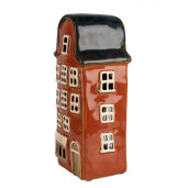 Candela Casuta ceramica multicolora 12x9x25 cm