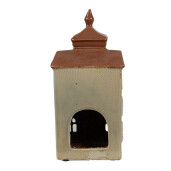 Candela Casuta ceramica verde maro 12x9x25 cm