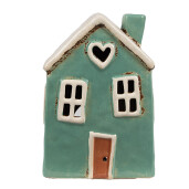 Candela Casuta ceramica multicolora 13x9x18 cm