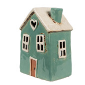 Candela Casuta ceramica multicolora 13x9x18 cm