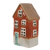 Candela Casuta ceramica multicolora 10x8x18 cm
