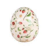 Ou decorativ Paste ceramica multicolora 14x16 cm