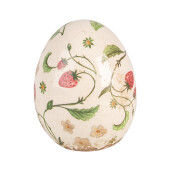 Ou decorativ Paste ceramica multicolora 10x12 cm