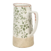 Carafa decorativa ceramica verde bej 21x14x26 cm