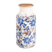 Vaza flori ceramica multicolora 15x32 cm