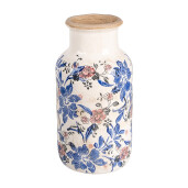 Vaza flori ceramica multicolora 14x26 cm
