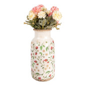 Vaza flori ceramica multicolora Capsuni 15x32 cm
