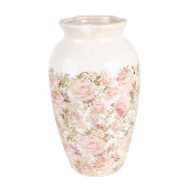 Vaza flori ceramica multicolora 21x37 cm
