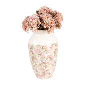 Vaza flori ceramica multicolora 21x37 cm