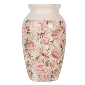 Vaza flori ceramica multicolora Roses Ø 16x27 cm