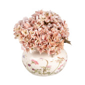 Ghiveci flori ceramica multicolora 17x12 cm