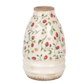 Vaza flori ceramica multicolora Capsuni 21x32 cm