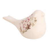 Pasare decorativa ceramica multicolora 22x9x12 cm