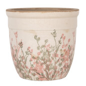 Ghiveci flori ceramica multicolora Garden 18x17 cm