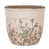 Ghiveci flori ceramica multicolora 13x11 cm