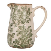 Carafa decorativa ceramica bej verde 16x12x18 cm
