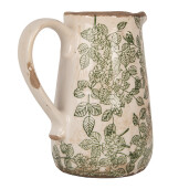 Carafa decorativa ceramica bej verde 16x12x18 cm