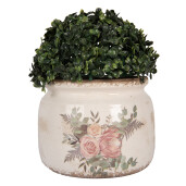 Ghiveci flori ceramica multicolora Ø 20x15 cm