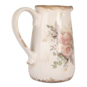 Carafa decorativa ceramica multicolora Roses  21x15x23 cm