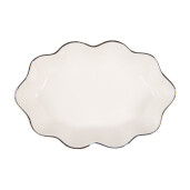 Savoniera ceramica alba 15x10x3 cm