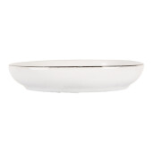 Savoniera ceramica alba neagra 14x11x3 cm