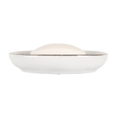 Savoniera ceramica alba neagra 14x11x3 cm