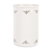 Suport periute dinti ceramica alba gri 8x12 cm